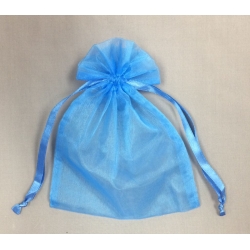 Organza Bags Turquoise (12) 5" x 6.5"